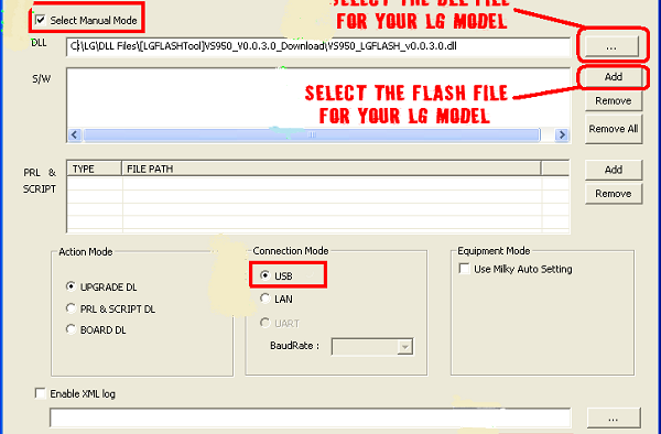 contact system administrator lg flash tool