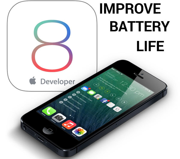 ios 8 battery life improve