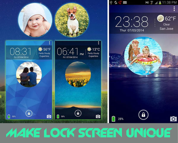 lock screen slideshow samsung galaxy