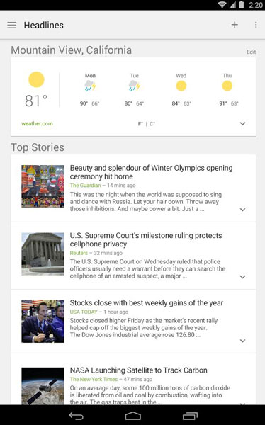 google-news-weather-material-design-update