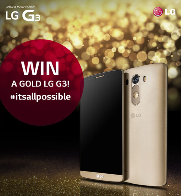 lg g3 gold giveaway