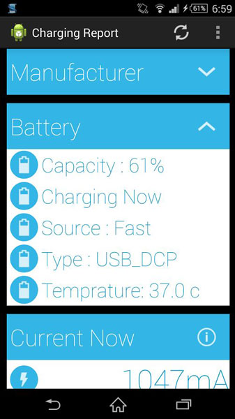 measure charging speed current lg g3