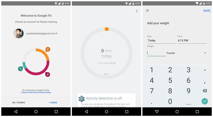 Google Fit leak Android 5.0 Lollipop apk