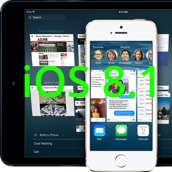 ios 8.1 update features changes date