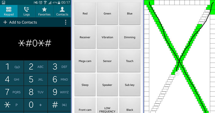 samsung galaxy s5 hardware test menu how to