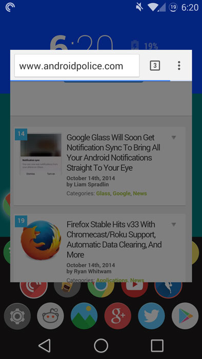 small floating window chrome beta 39