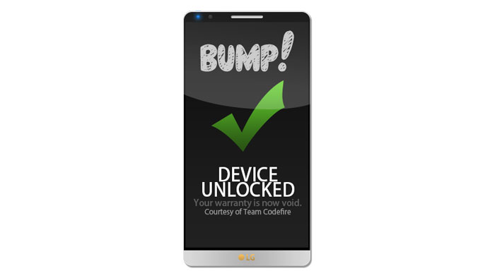 unlock lg g3 bump