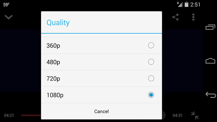 youtube app 2k qhd video quality v5.9.0.13