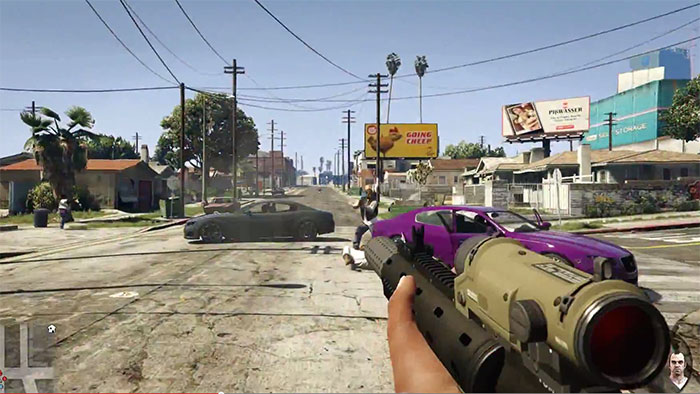 gta v first person view pc ps4 next gen