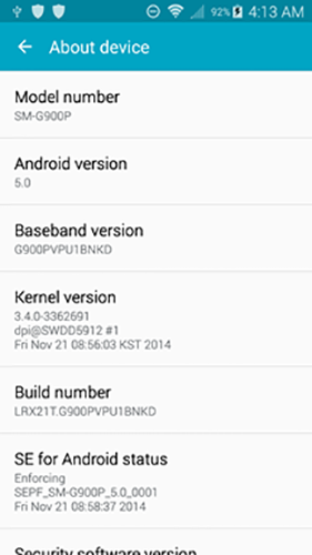 sprint s5 lollipop firmware