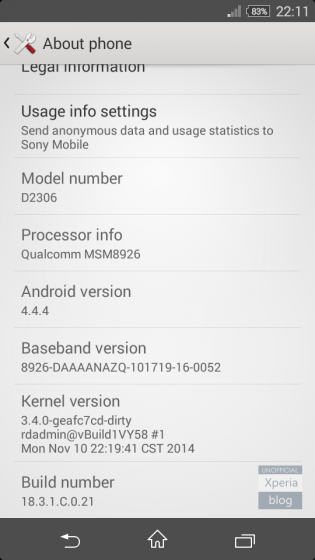 xperia m2 4.4.4 kitkat ftf