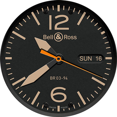 bell & ross lg g3 watch face