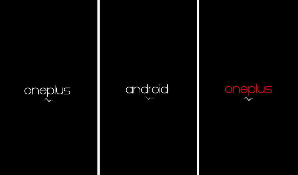 minimalistic custom boot animation oneplus one