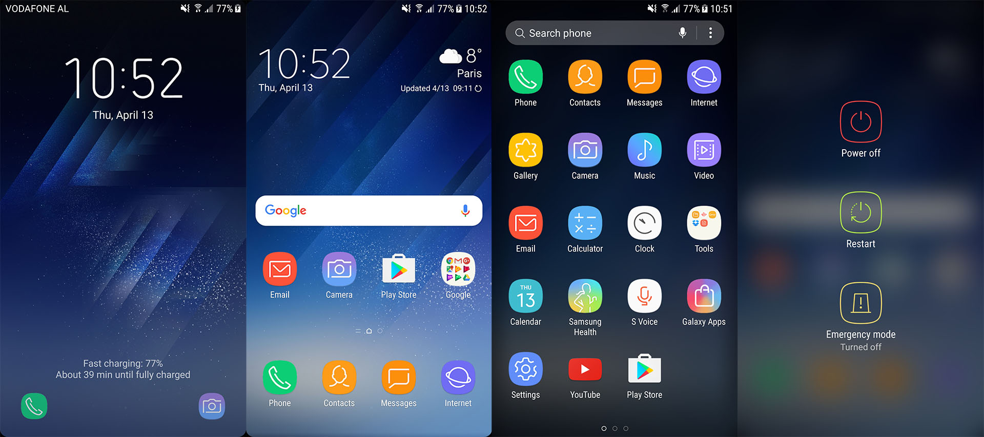 galaxy s8 theme icon pack screenshot download