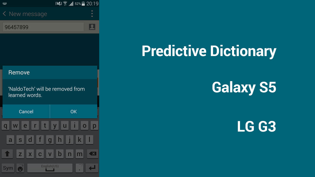 lg keyboard predictive text
